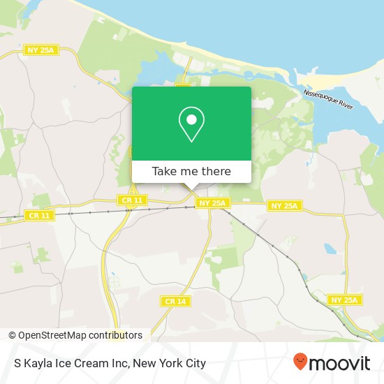 Mapa de S Kayla Ice Cream Inc