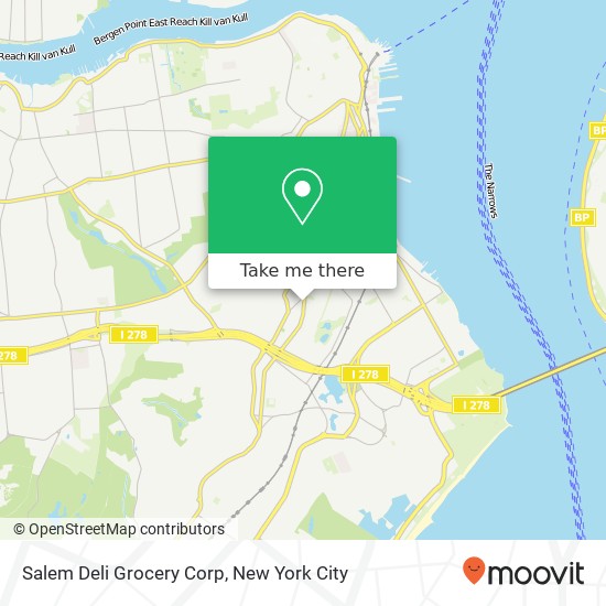 Mapa de Salem Deli Grocery Corp