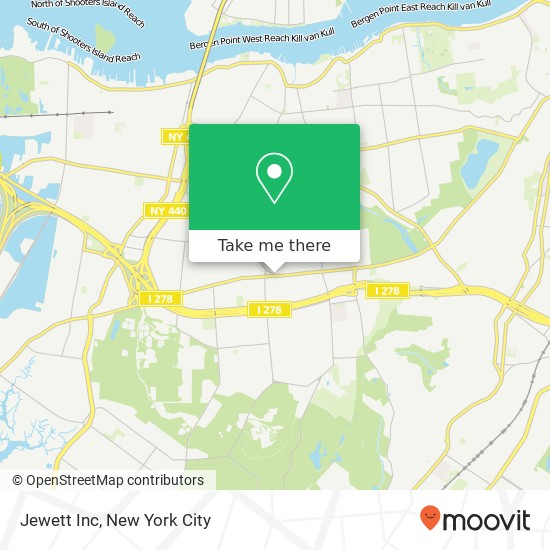 Jewett Inc map