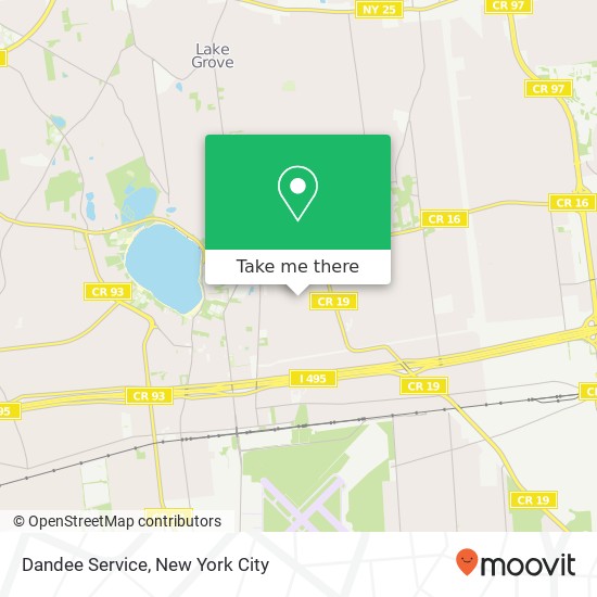 Mapa de Dandee Service
