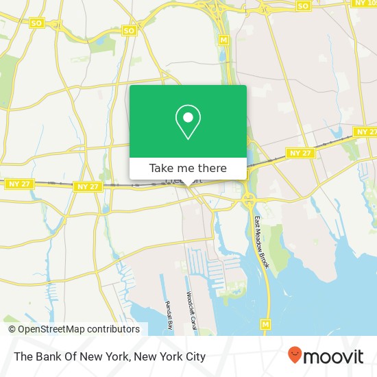 Mapa de The Bank Of New York