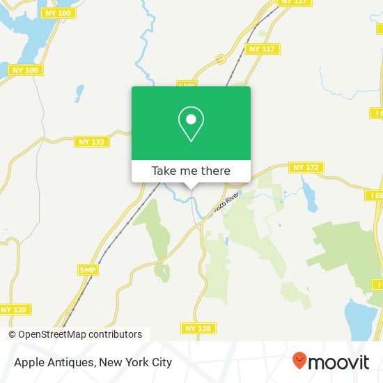 Apple Antiques map