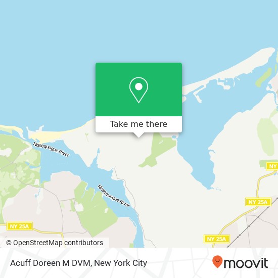 Mapa de Acuff Doreen M DVM