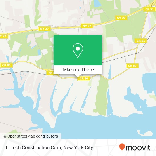 Mapa de Li Tech Construction Corp