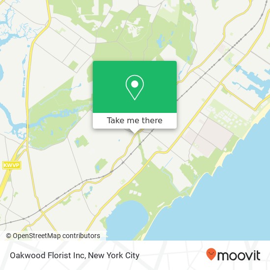 Oakwood Florist Inc map