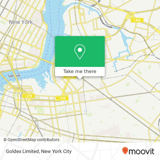 Goldex Limited map