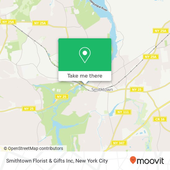 Smithtown Florist & Gifts Inc map