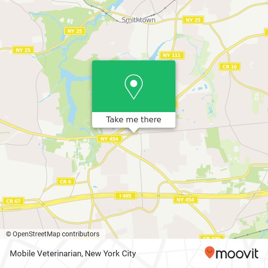 Mobile Veterinarian map