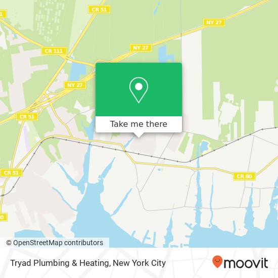 Mapa de Tryad Plumbing & Heating