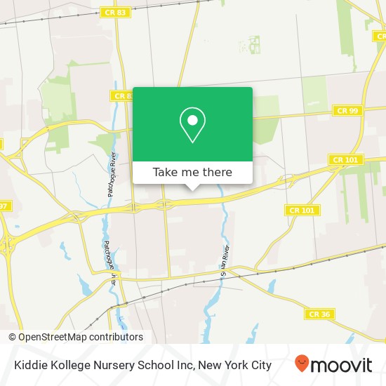 Kiddie Kollege Nursery School Inc map