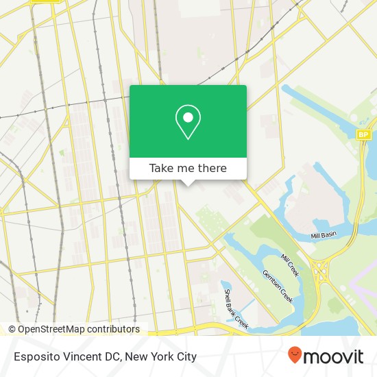 Mapa de Esposito Vincent DC