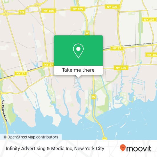 Infinity Advertising & Media Inc map