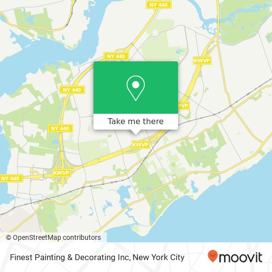 Finest Painting & Decorating Inc map