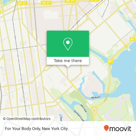 For Your Body Only map