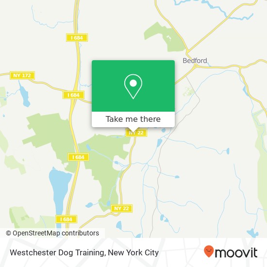 Westchester Dog Training map