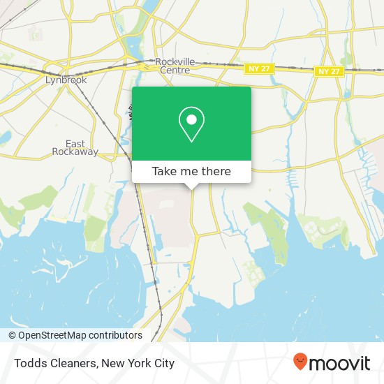 Todds Cleaners map