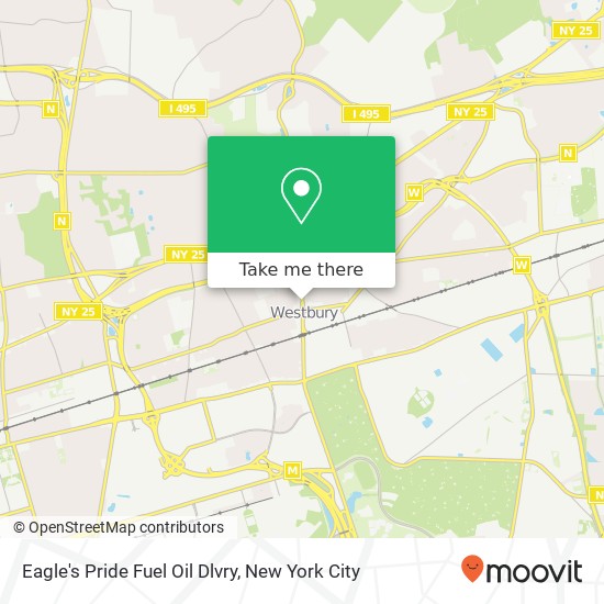 Eagle's Pride Fuel Oil Dlvry map