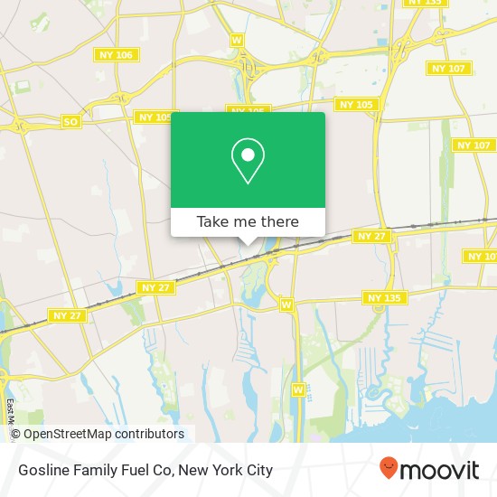 Gosline Family Fuel Co map