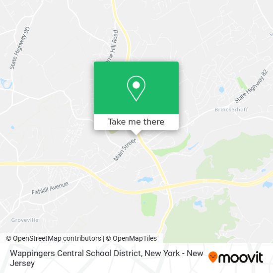 Mapa de Wappingers Central School District