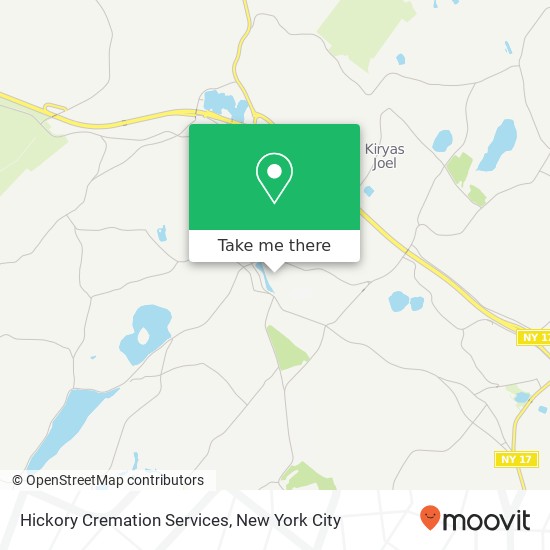 Mapa de Hickory Cremation Services