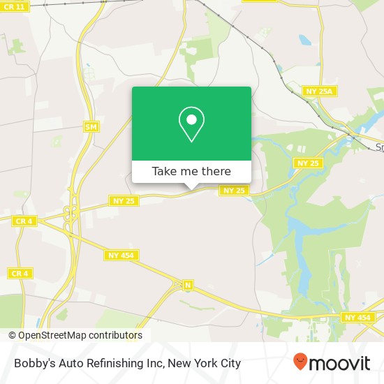 Bobby's Auto Refinishing Inc map