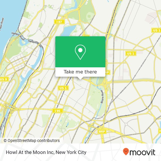 Mapa de Howl At the Moon Inc