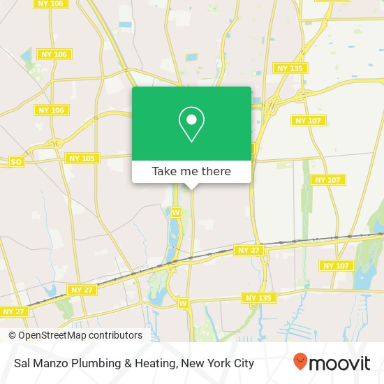 Sal Manzo Plumbing & Heating map