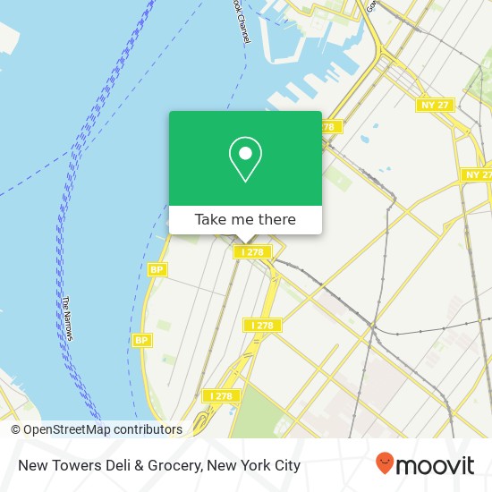 New Towers Deli & Grocery map