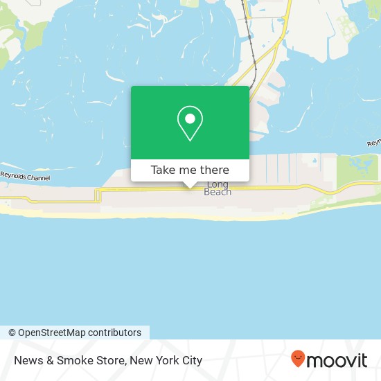 News & Smoke Store map