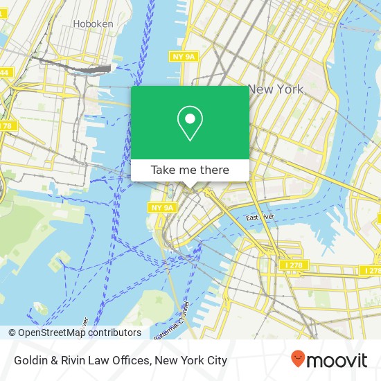 Goldin & Rivin Law Offices map