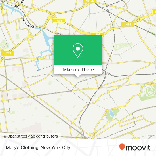 Mary's Clothing map