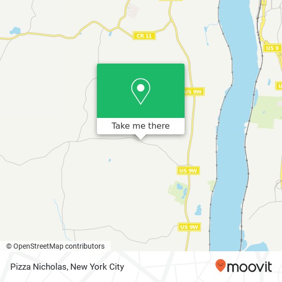 Pizza Nicholas map