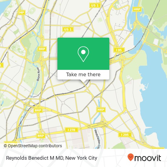 Reynolds Benedict M MD map