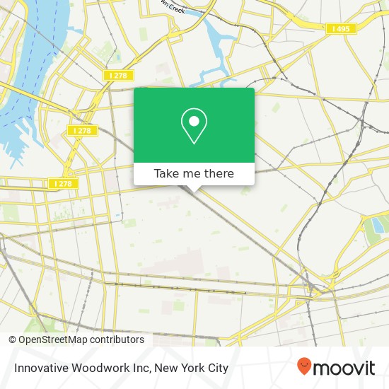 Innovative Woodwork Inc map