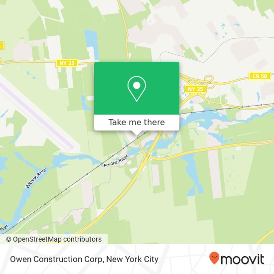 Mapa de Owen Construction Corp