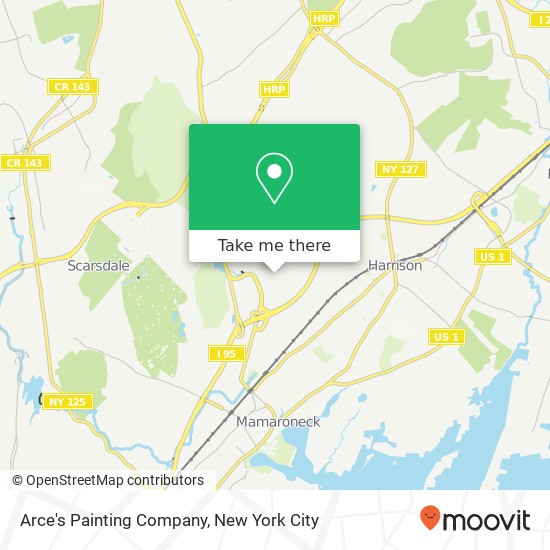 Arce's Painting Company map