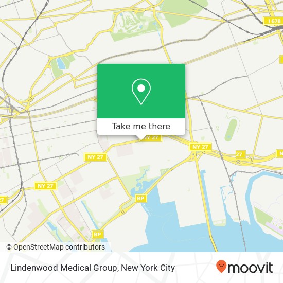 Lindenwood Medical Group map