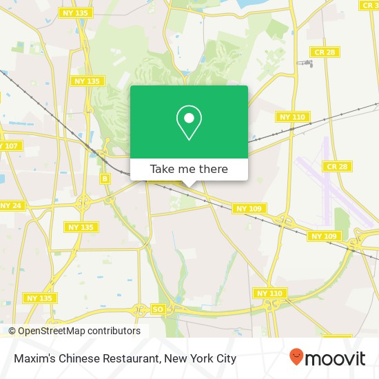 Mapa de Maxim's Chinese Restaurant
