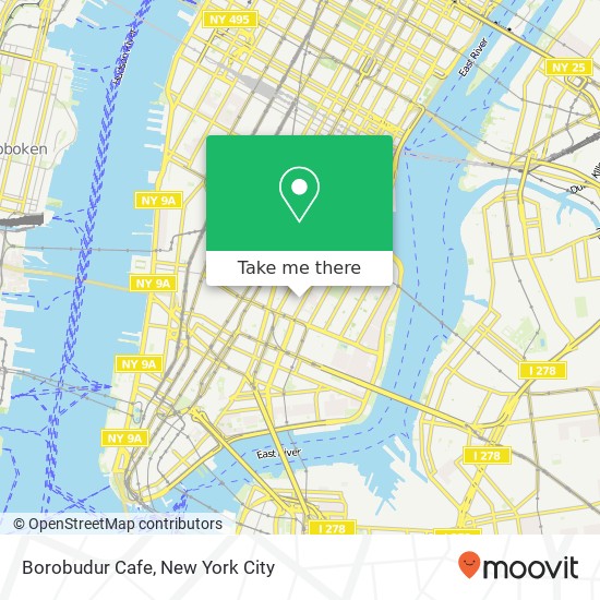Borobudur Cafe map