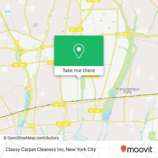 Mapa de Classy Carpet Cleaners Inc