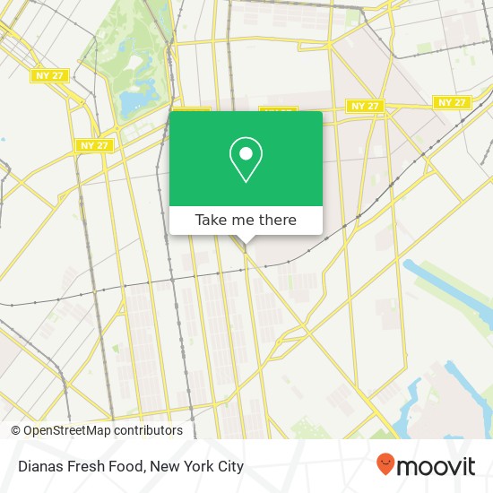 Dianas Fresh Food map