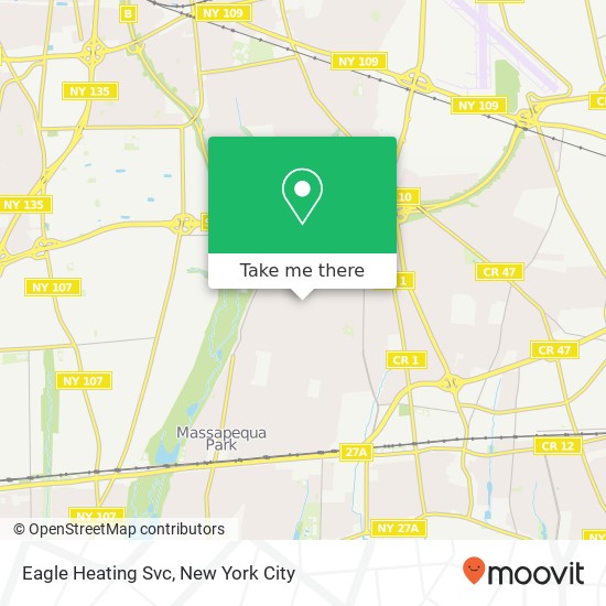 Mapa de Eagle Heating Svc