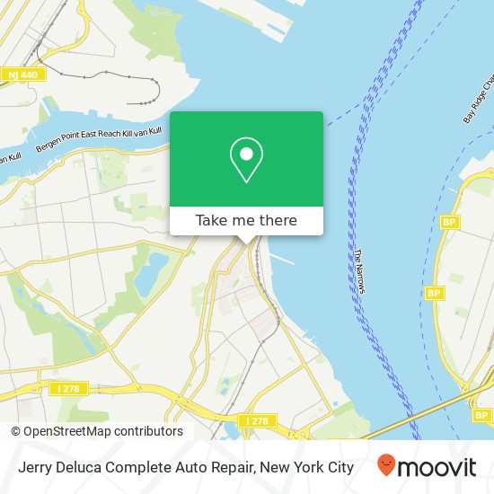 Mapa de Jerry Deluca Complete Auto Repair