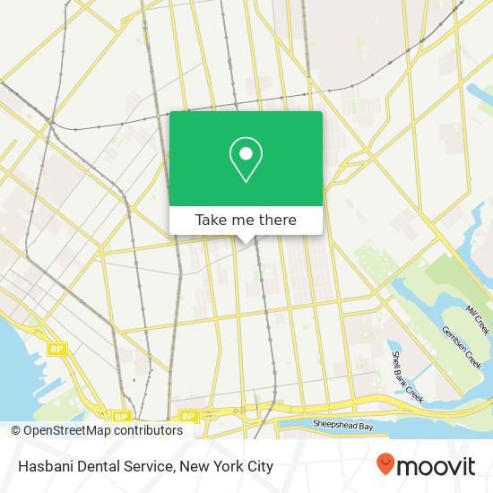 Hasbani Dental Service map