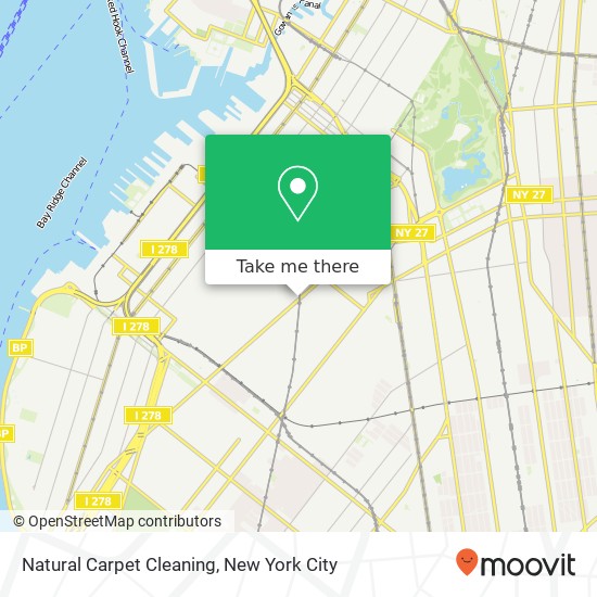 Natural Carpet Cleaning map