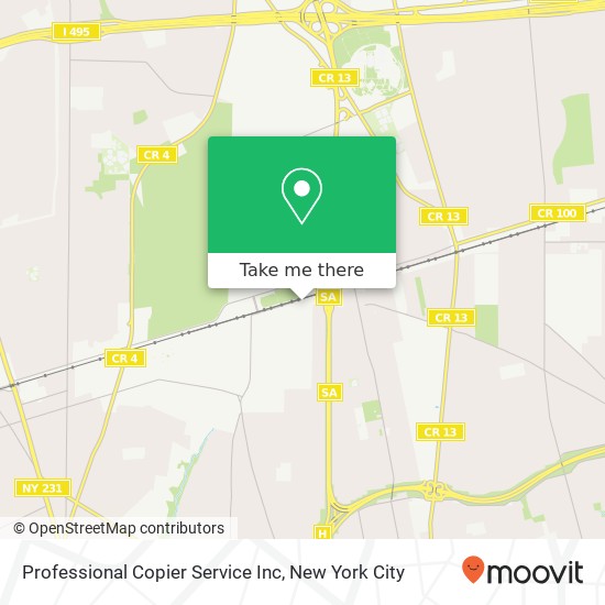 Professional Copier Service Inc map