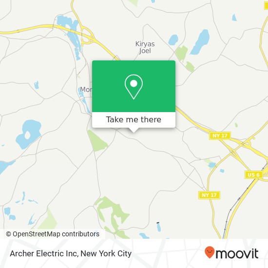 Archer Electric Inc map