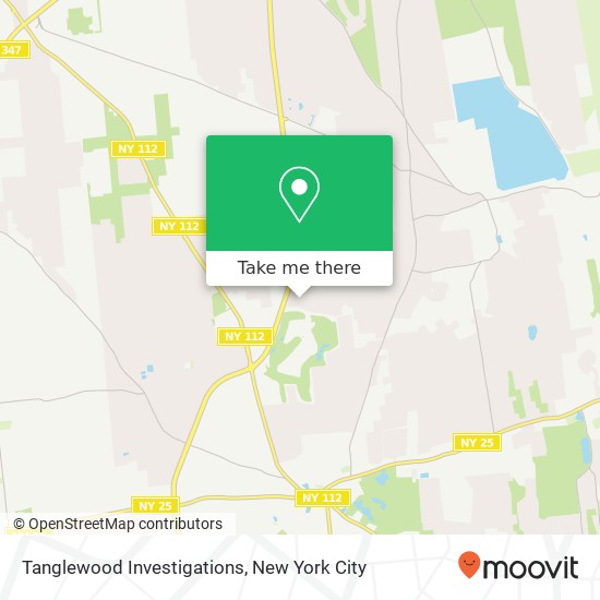 Tanglewood Investigations map