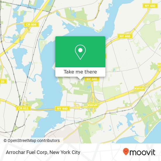 Arrochar Fuel Corp map