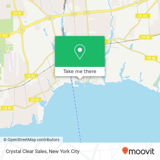 Crystal Clear Sales map